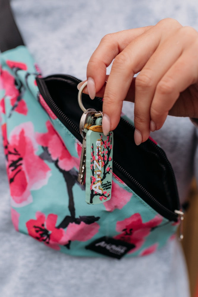 Green Tea Can Keychain