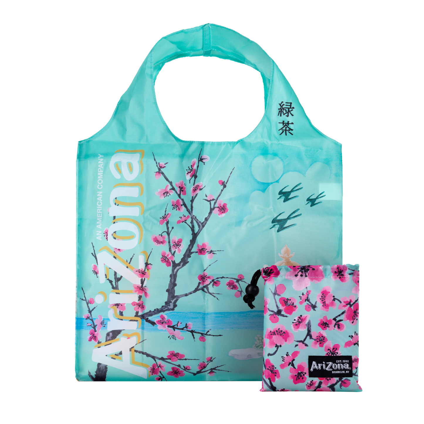 BLOSSOM NYLON TOTE BAG