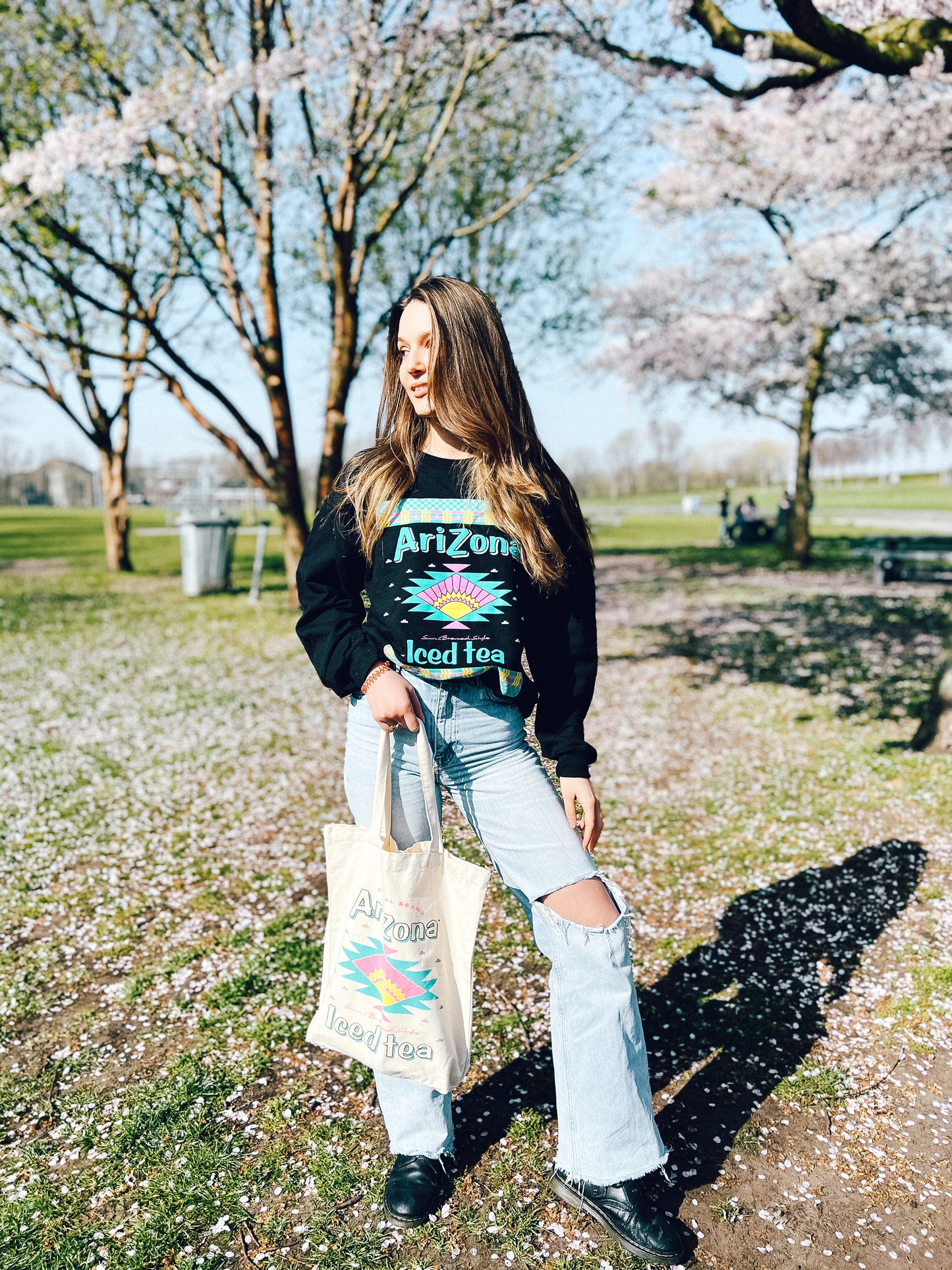 AriZona Iced Tea Black Sweater