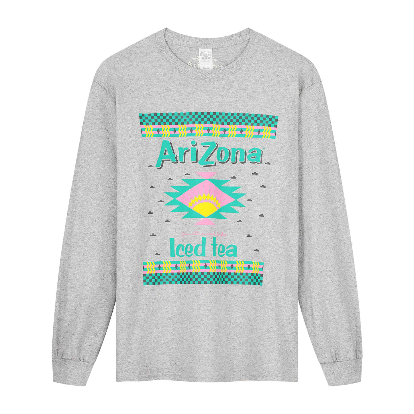 LEMON TEA LONG SLEEVE T-SHIRT GREY