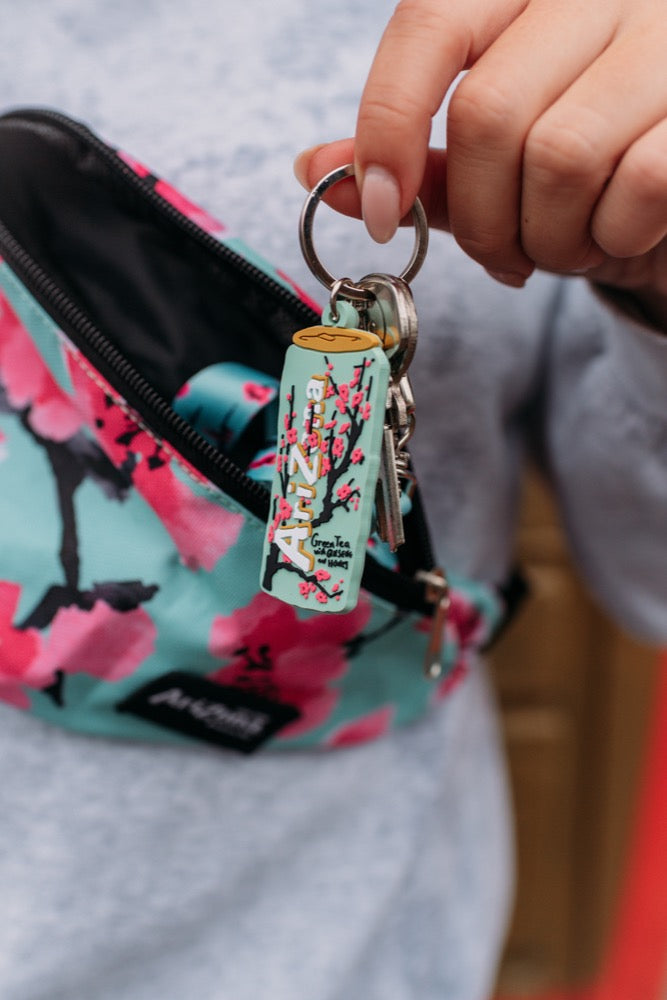 Green Tea Can Keychain