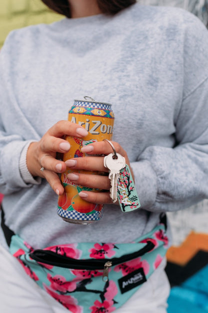 Green Tea Can Keychain