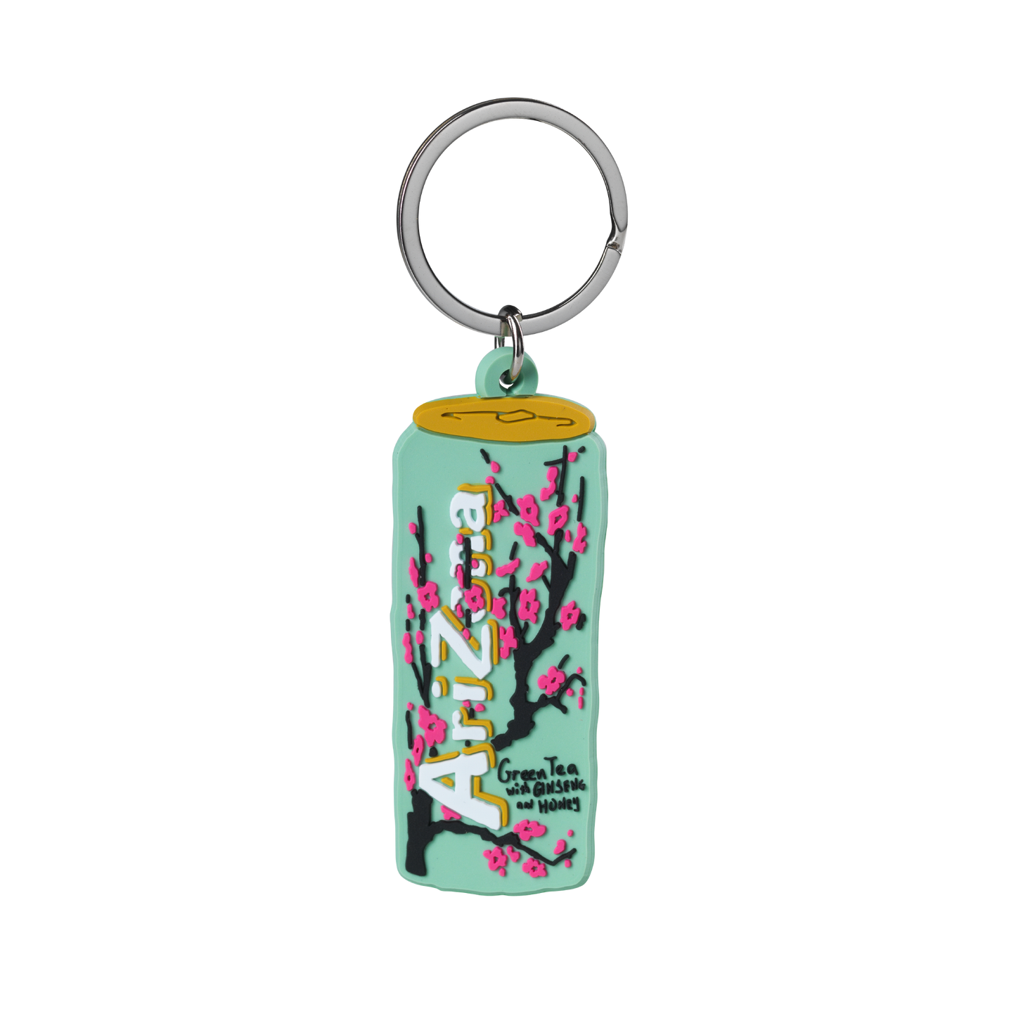 Green Tea Can Keychain