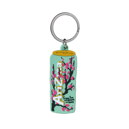 Green Tea Can Keychain