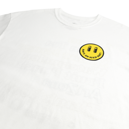 "HAVE AN ICED DAY" T-SHIRT WHITE